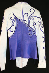 SOLD  Purple Girls 8 Horsemanship Outfit 0686C-F