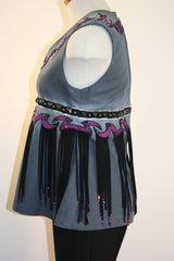 Charcoal Maternity Vest, Ladies M, 5300A
