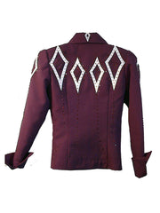 SOLD Budget Girls Size 6 Eggplant Showmanship Outfit 1401AB