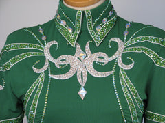 Emerald Green Horsemanship Outfit, Ladies M, 5313ABCD