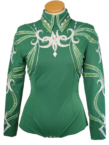 Emerald Green Horsemanship Outfit, Ladies M, 5313ABCD