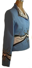 Blue Showmanship Outfit, Budget Friendly, Ladies L, 5080AB