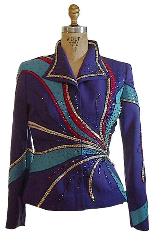 Ladies XL Sapphire Showmanship Outfit 1524AB