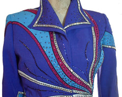 Ladies XL Sapphire Showmanship Outfit 1524AB