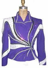 Jelly Purple Western Pleasure Outfit, Ladies M, 0500ABC