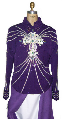 Amethyst 4 pc Showmanship and Pleasure Outfit, Ladies L, 27515ABC