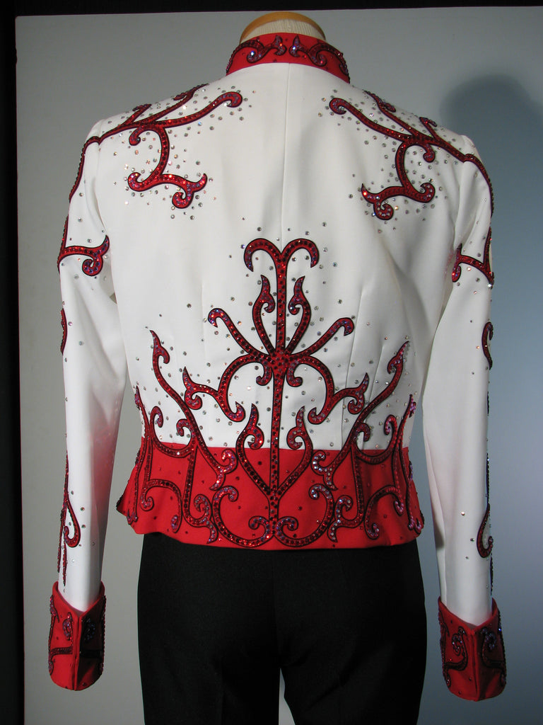 Red/White Pleasure Jacket, Ladies M, 1888A