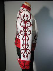 Red/White Pleasure Jacket, Ladies M, 1888A