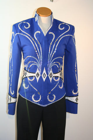Royal Blue Showmanship Outfit, Ladies S, 5153AB