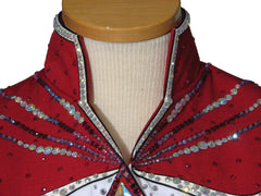 Showmanship Outfit, Brick Red and White, Ladies M, 1664AB