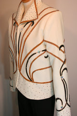 Ivory, Bronze, Black Showmanship Outfit, Ladies L, 5069B
