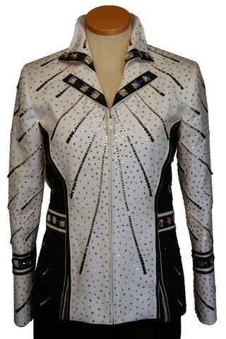 Ladies M Black Showmanship Jacket 1677A