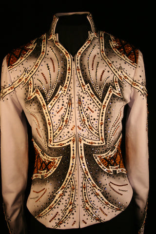 #1027 "Copper n' Shine", Pleasure Show Jacket,, Ladies S 6351-45