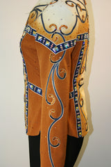 Navy and Bronze Showmanship Outfit, Ladies M, 5317AB