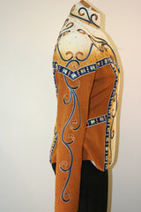 Navy and Bronze Showmanship Outfit, Ladies M, 5317AB