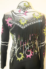 #1165 Black/Grey Pleasure Jacket, Pleasure,  Size M