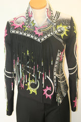 #1165 Black/Grey Pleasure Jacket, Pleasure,  Size M