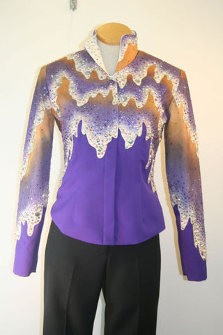 SOLD #1166 Purple, Size M,Show Jacket  Showmanship Outfit