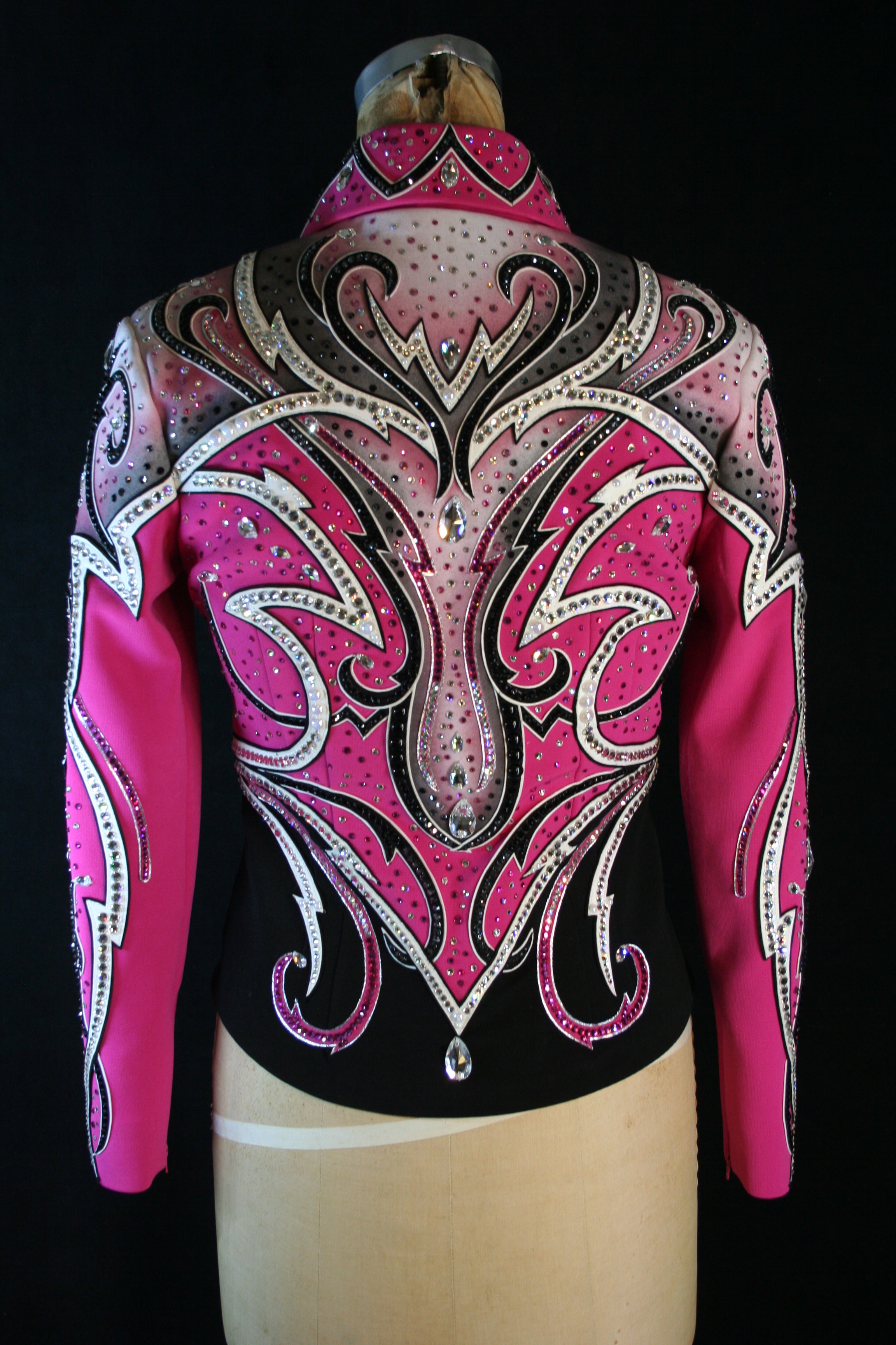 1237 Black/Fuchsia Show Jacket, Ladies S, BFC 8634-6 – Berry