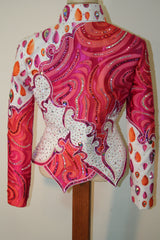 Ladies XS Pink Showmanship Outfit 1587AB