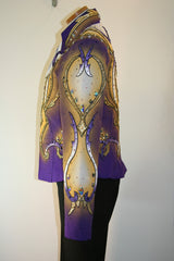 Jelly Purple/Bronze/ivory Showmanship/Pleasure Outfit, Ladies L  0512ABC