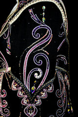 Black/Grey/White/Purple Showmanship Jacket, Ladies XL #25432