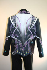 Budget Black and Purple Showmanship Outfit, Ladies XL, 1897AB
