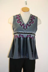 Charcoal Maternity Vest, Ladies M, 5300A