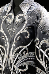 #1429 Black/Charcoal/White/Silver, Jacket, Ladies XL