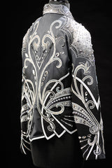#1429 Black/Charcoal/White/Silver, Jacket, Ladies XL