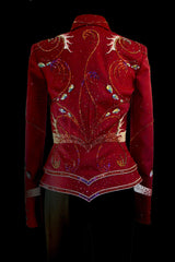 Ladies Burgundy 3 Piece Outfit 1559A-C