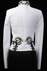 Black and White Jacket, Blouse and Pants, Ladies S 1969CDE