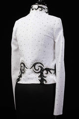 Black and White Jacket, Blouse and Pants, Ladies S 1969CDE