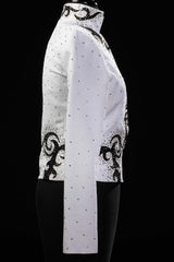 Black and White Jacket, Blouse and Pants, Ladies S 1969CDE
