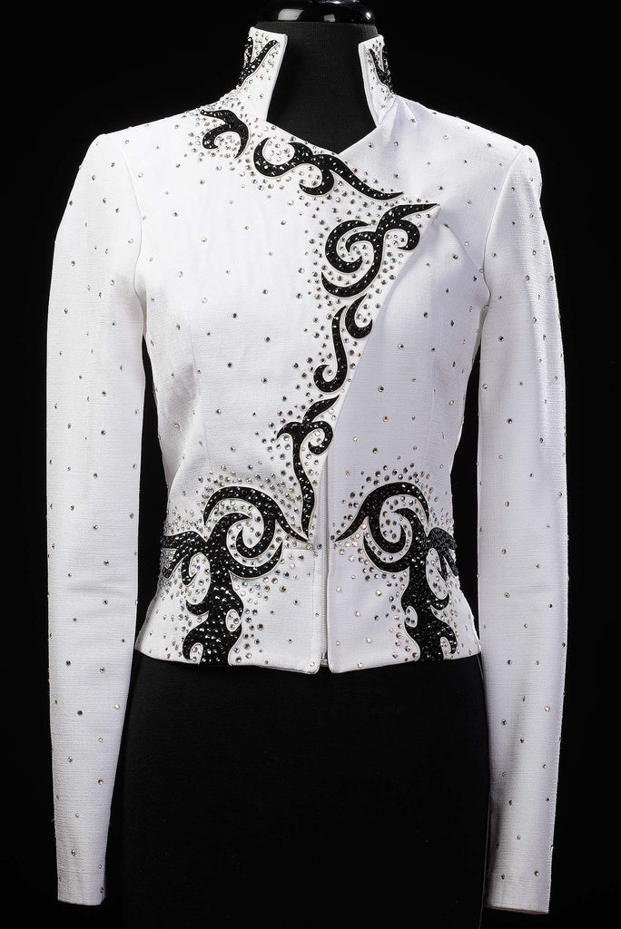 Black and White Jacket, Blouse and Pants, Ladies S 1969CDE