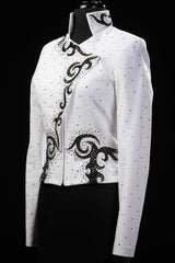 Black and White Jacket, Blouse and Pants, Ladies S 1969CDE