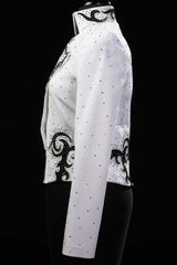 Black and White Jacket, Blouse and Pants, Ladies S 1969CDE