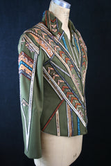 2201 Show Jacket, Moss/Rust, Ladies M, 8643-42