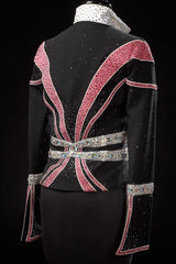 Black/PInk/White Jacket/Pant Outfit 5257CD