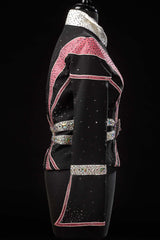 Black/PInk/White Jacket/Pant Outfit 5257CD