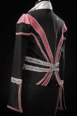 Black/PInk/White Jacket/Pant Outfit 5257CD