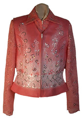 Coral Western Pleasure 6 Pc Outfit, Ladies S, 1772A-F